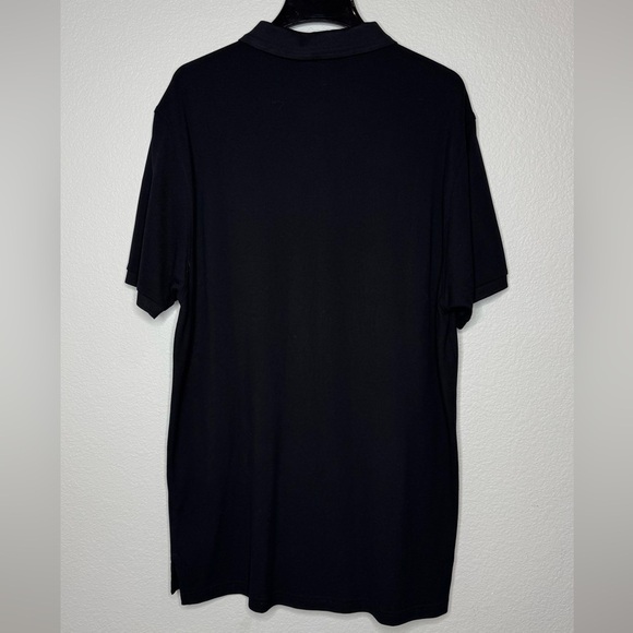 Psycho Bunny Polo Shirt Pima Cotton‎ Embroidered Logo Men's Size 1XLT Black - Picture 5 of 7
